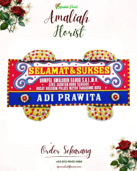 Papan Bunga Ucapan Selamat Johunut